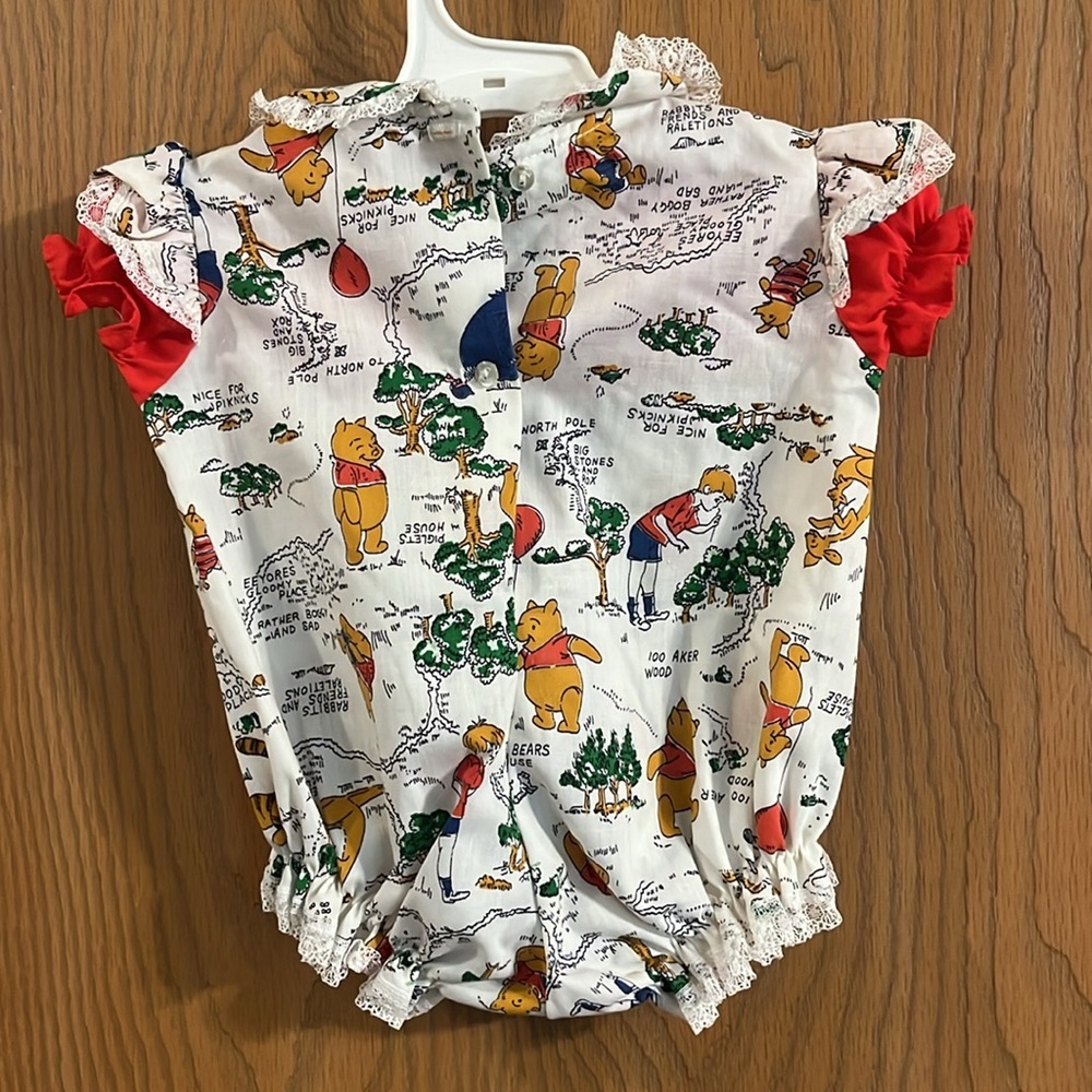 Vintage Winnie the Pooh Newborn Bubble Romper - Picture 6 of 8